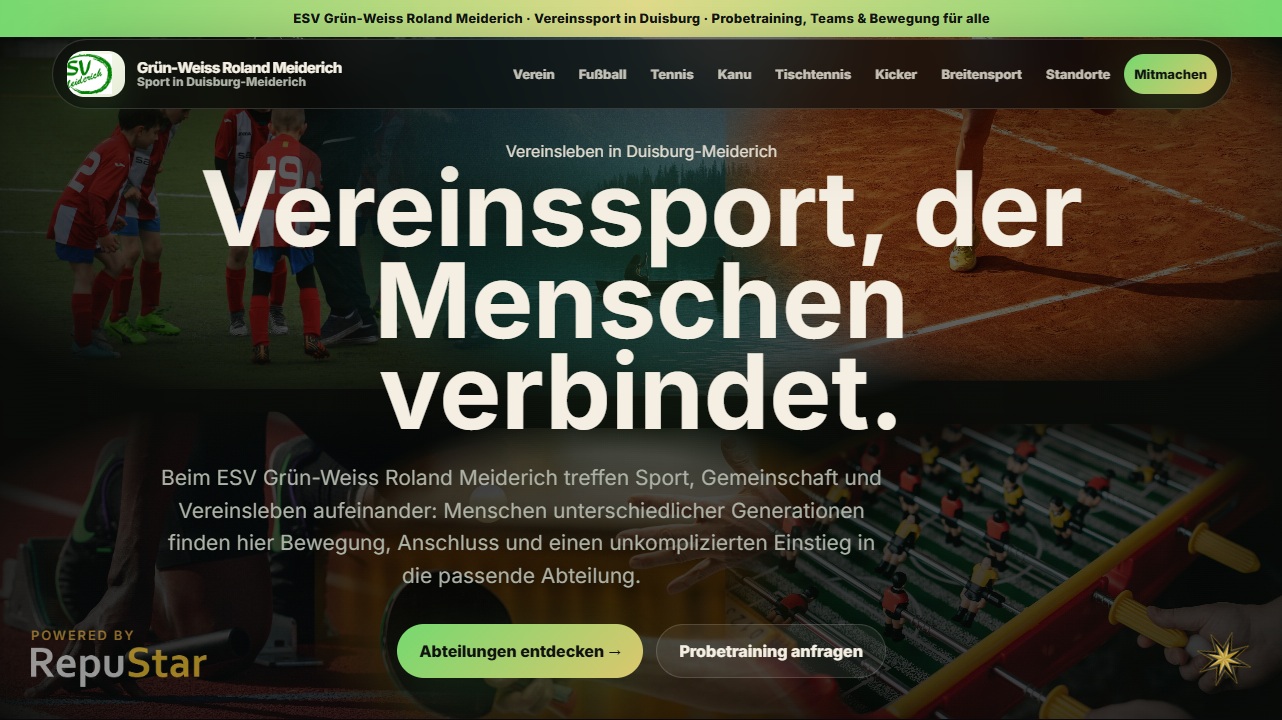 Nachher: moderne Website