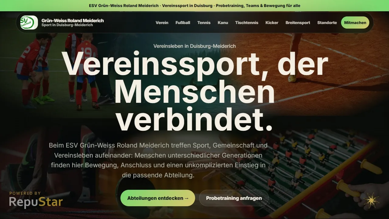 Nachher: moderne Website
